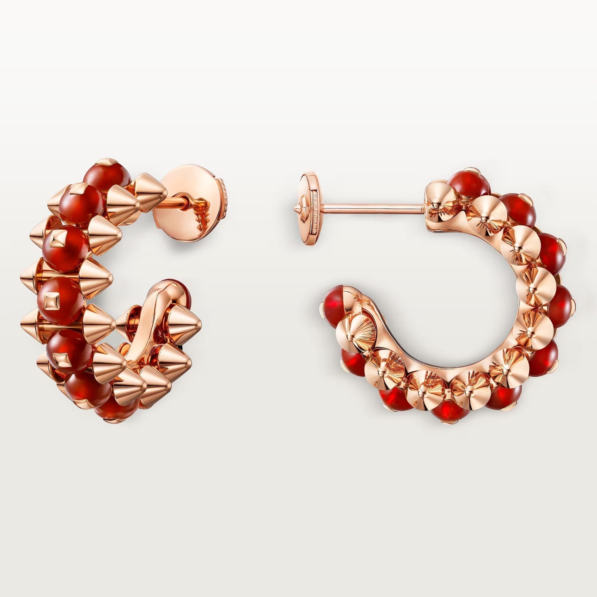 [LUXE JEWELRY] CLASH 7.9MM AGATE CHALCEDONY EARRINGS
