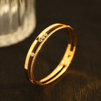[LUXE JEWELRY]Move Romane Diamond Bangle Bracelet