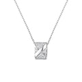 [LUXE JEWELRY]LIENS EVIDENCE DIAMOND PAVED NECKLACE