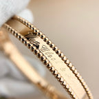 [LUXE JEWELRY]CLOVER PERLEE BRACELET SIGNATURE ENGRAVING SERIES