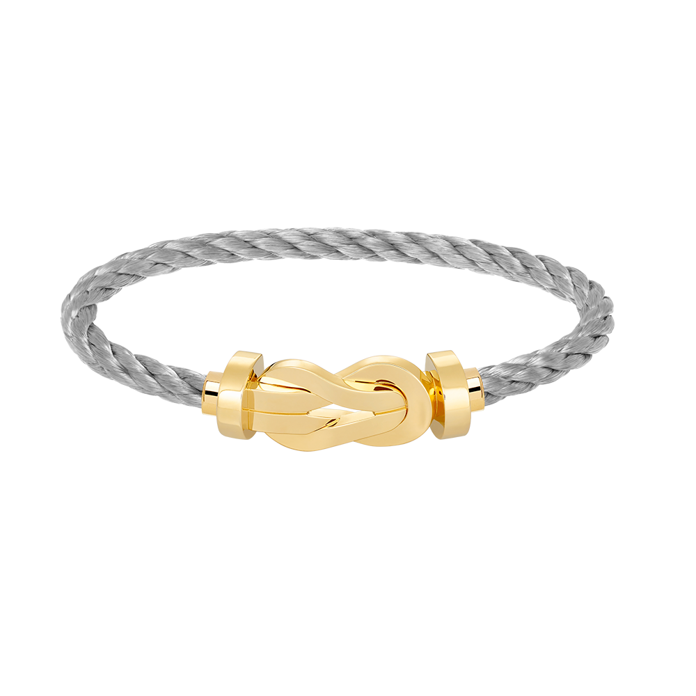 [LUXE JEWELRY]CHANCE LARGE 8 FIGURE BUCKLE NO DIAMOND BRACELET GOLD