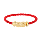 [LUXE JEWELRY]CHANCE LARGE 8 FIGURE BUCKLE NO DIAMOND BRACELET GOLD