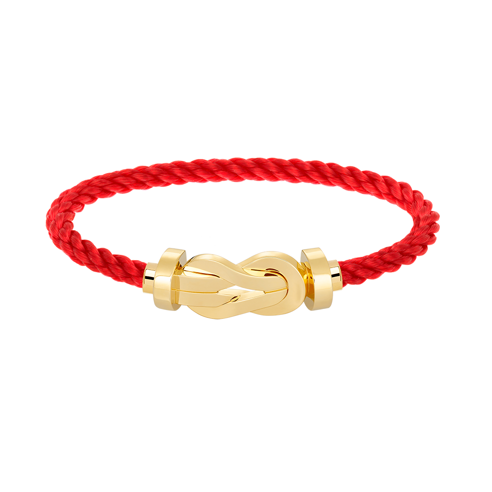 [LUXE JEWELRY]CHANCE LARGE 8 FIGURE BUCKLE NO DIAMOND BRACELET GOLD