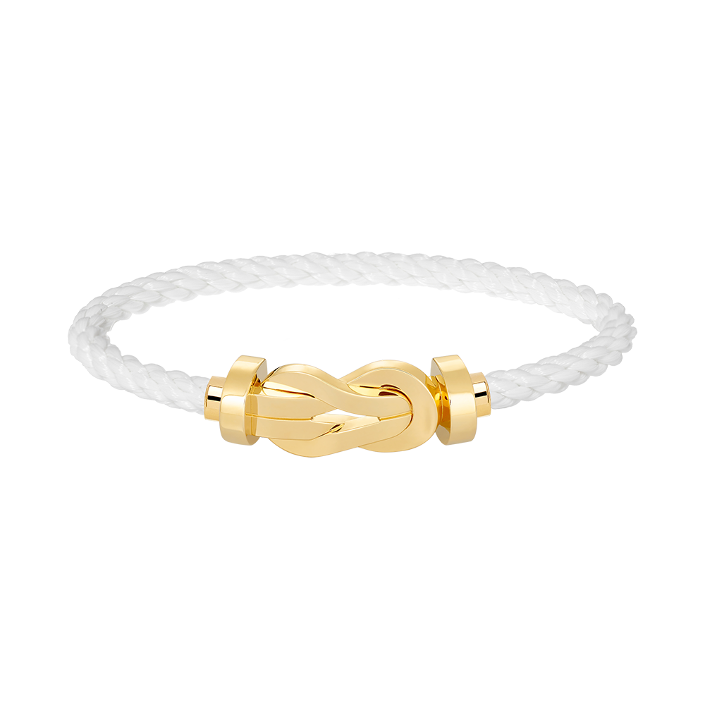 [LUXE JEWELRY]CHANCE LARGE 8 FIGURE BUCKLE NO DIAMOND BRACELET GOLD