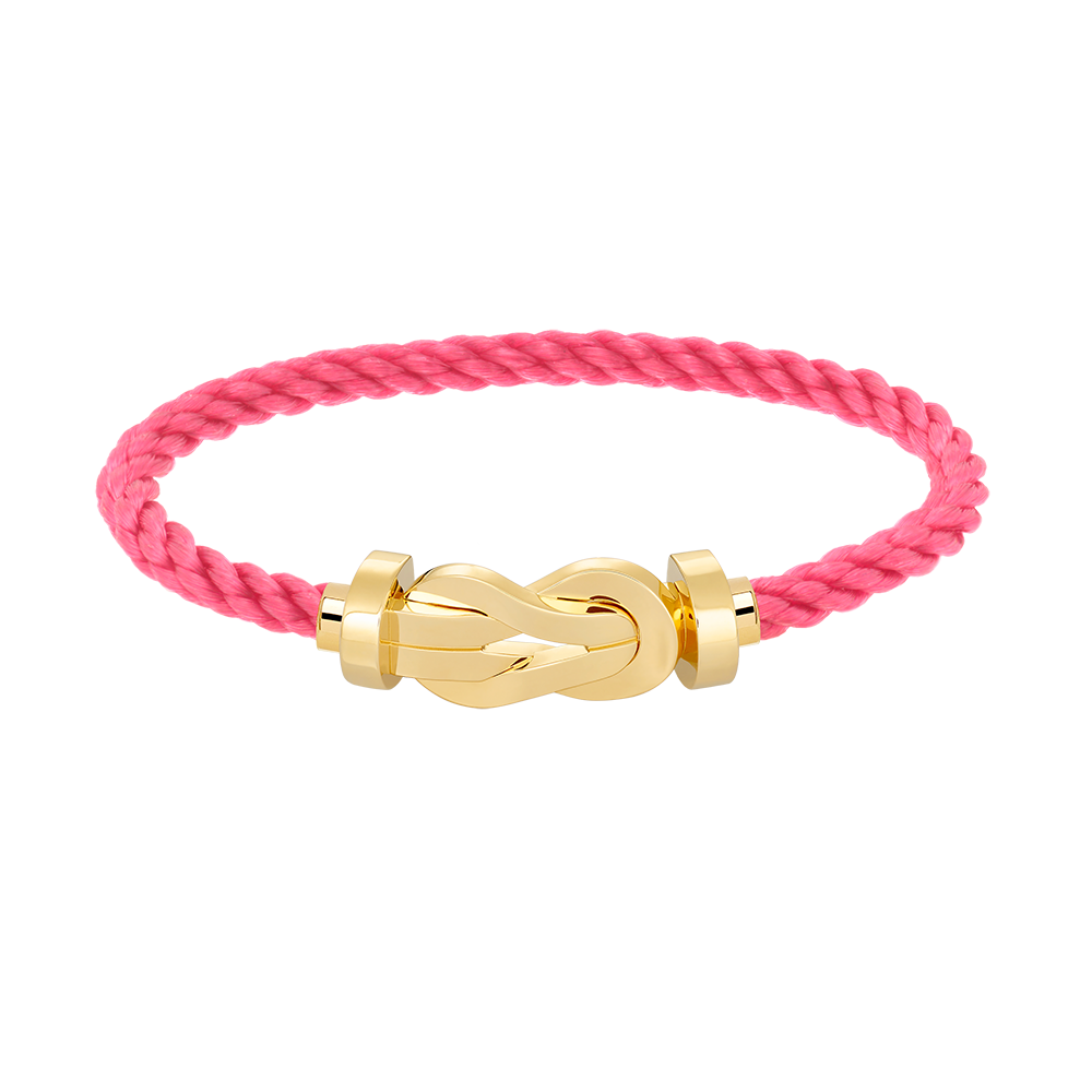 [LUXE JEWELRY]CHANCE LARGE 8 FIGURE BUCKLE NO DIAMOND BRACELET GOLD