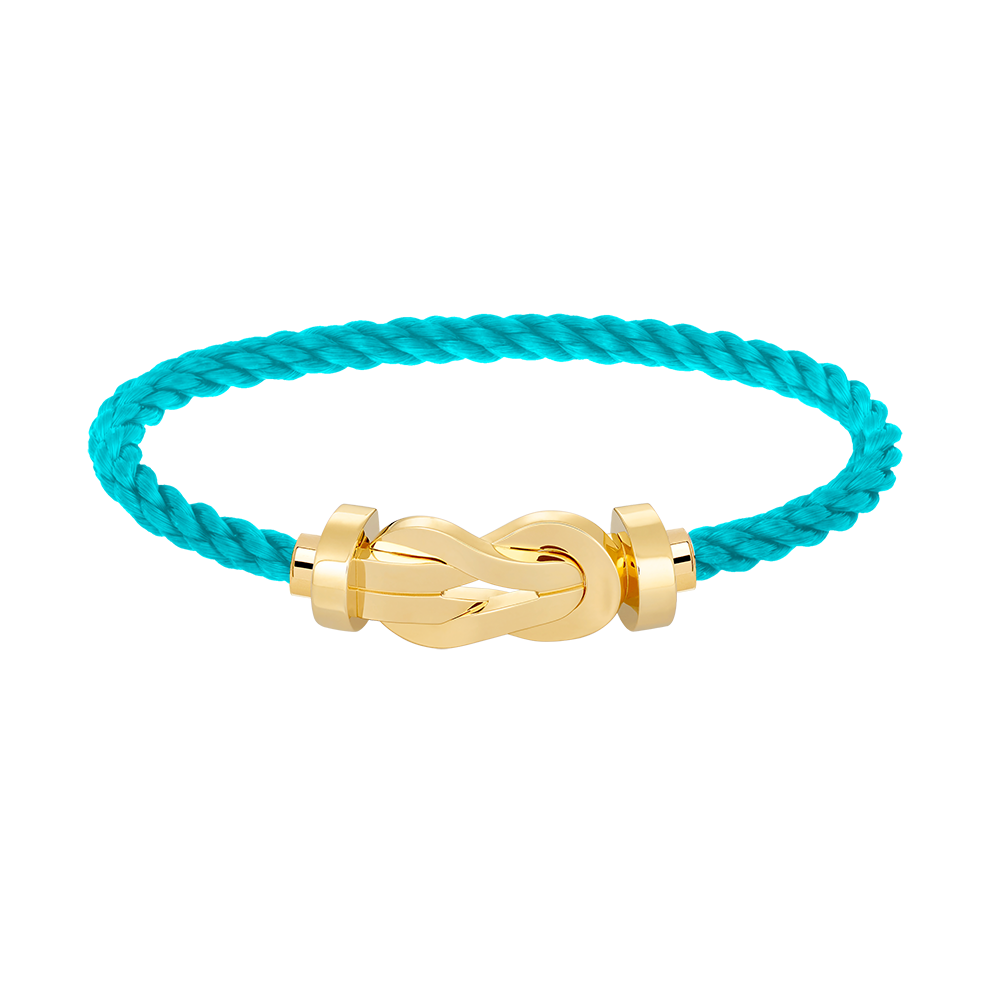 [LUXE JEWELRY]CHANCE LARGE 8 FIGURE BUCKLE NO DIAMOND BRACELET GOLD