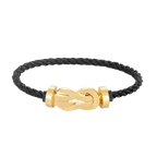 [LUXE JEWELRY]CHANCE LARGE 8 FIGURE BUCKLE NO DIAMOND BRACELET GOLD