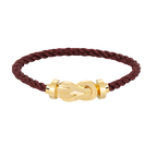 [LUXE JEWELRY]CHANCE LARGE 8 FIGURE BUCKLE NO DIAMOND BRACELET GOLD
