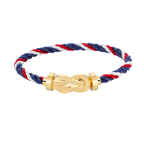 [LUXE JEWELRY]CHANCE LARGE 8 FIGURE BUCKLE NO DIAMOND BRACELET GOLD