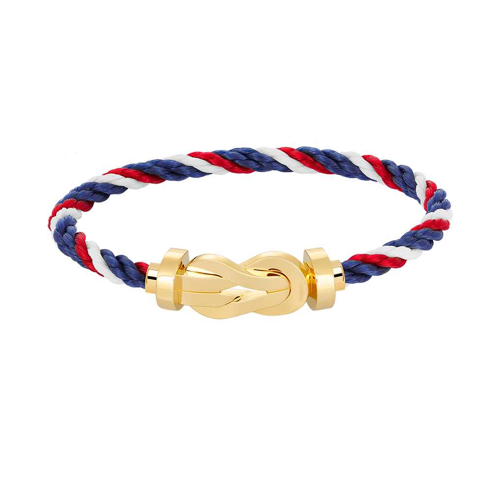 [LUXE JEWELRY]CHANCE LARGE 8 FIGURE BUCKLE NO DIAMOND BRACELET GOLD