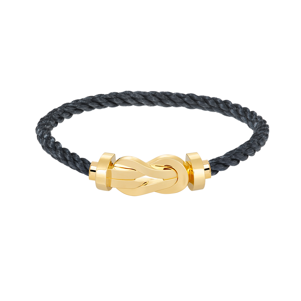 [LUXE JEWELRY]CHANCE LARGE 8 FIGURE BUCKLE NO DIAMOND BRACELET GOLD