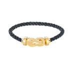 [LUXE JEWELRY]CHANCE LARGE 8 FIGURE BUCKLE NO DIAMOND BRACELET GOLD