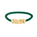 [LUXE JEWELRY]CHANCE LARGE 8 FIGURE BUCKLE NO DIAMOND BRACELET GOLD