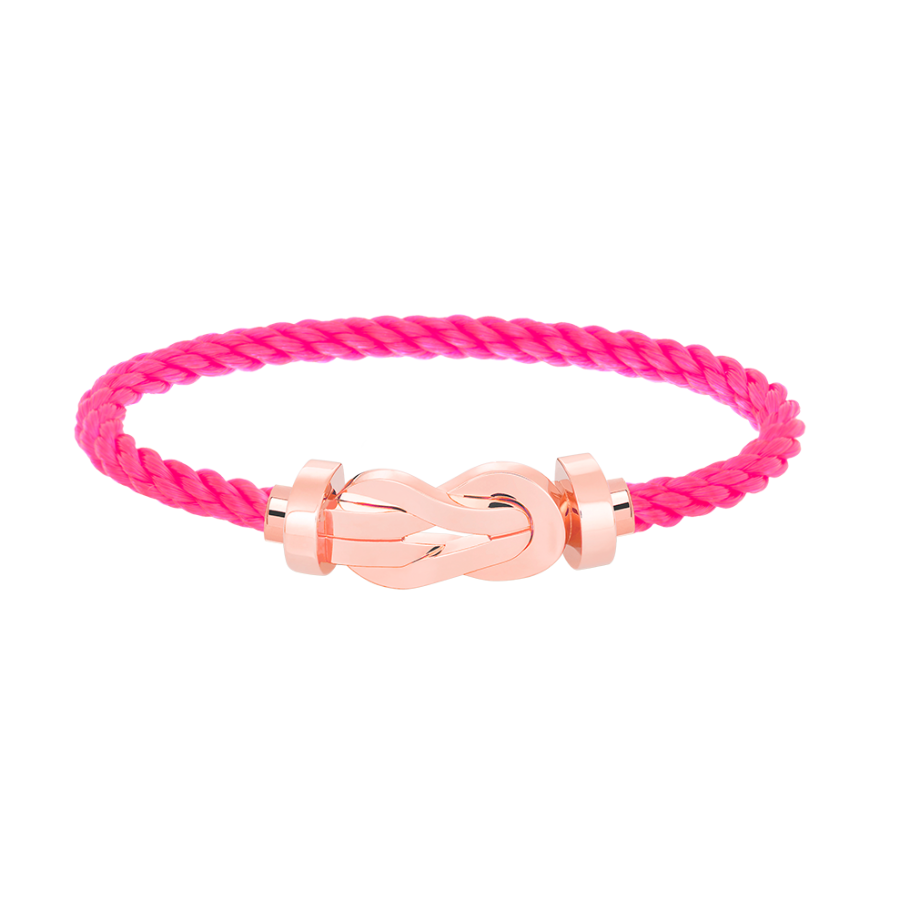 [LUXE JEWELRY]CHANCE LARGE 8 FIGURE BUCKLE NO DIAMOND BRACELET ROSE GOLD