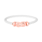 [LUXE JEWELRY]CHANCE LARGE 8 FIGURE BUCKLE NO DIAMOND BRACELET ROSE GOLD