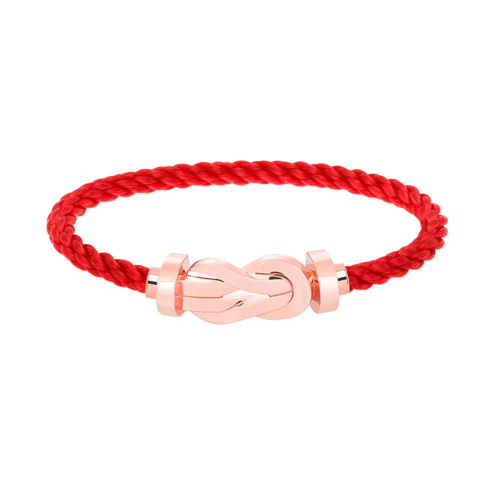 [LUXE JEWELRY]CHANCE LARGE 8 FIGURE BUCKLE NO DIAMOND BRACELET ROSE GOLD