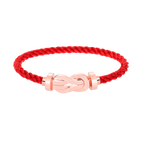 [LUXE JEWELRY]CHANCE LARGE 8 FIGURE BUCKLE NO DIAMOND BRACELET ROSE GOLD