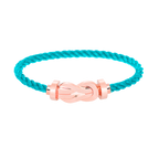 [LUXE JEWELRY]CHANCE LARGE 8 FIGURE BUCKLE NO DIAMOND BRACELET ROSE GOLD