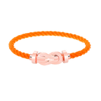 [LUXE JEWELRY]CHANCE LARGE 8 FIGURE BUCKLE NO DIAMOND BRACELET ROSE GOLD