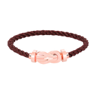 [LUXE JEWELRY]CHANCE LARGE 8 FIGURE BUCKLE NO DIAMOND BRACELET ROSE GOLD