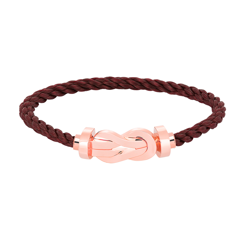 [LUXE JEWELRY]CHANCE LARGE 8 FIGURE BUCKLE NO DIAMOND BRACELET ROSE GOLD