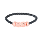 [LUXE JEWELRY]CHANCE LARGE 8 FIGURE BUCKLE NO DIAMOND BRACELET ROSE GOLD