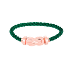 [LUXE JEWELRY]CHANCE LARGE 8 FIGURE BUCKLE NO DIAMOND BRACELET ROSE GOLD