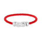 [LUXE JEWELRY]CHANCE LARGE 8 FIGURE BUCKLE NO DIAMOND BRACELET SILVER
