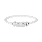 [LUXE JEWELRY]CHANCE LARGE 8 FIGURE BUCKLE NO DIAMOND BRACELET SILVER