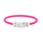 [LUXE JEWELRY]CHANCE LARGE 8 FIGURE BUCKLE NO DIAMOND BRACELET SILVER