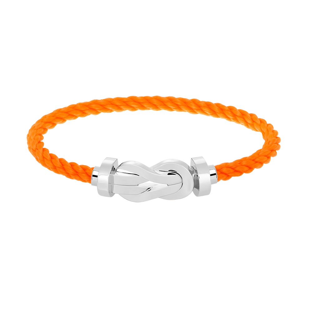 [LUXE JEWELRY]CHANCE LARGE 8 FIGURE BUCKLE NO DIAMOND BRACELET SILVER