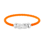 [LUXE JEWELRY]CHANCE LARGE 8 FIGURE BUCKLE NO DIAMOND BRACELET SILVER