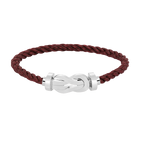 [LUXE JEWELRY]CHANCE LARGE 8 FIGURE BUCKLE NO DIAMOND BRACELET SILVER