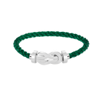 [LUXE JEWELRY]CHANCE LARGE 8 FIGURE BUCKLE NO DIAMOND BRACELET SILVER