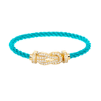 [LUXE JEWELRY]CHANCE LARGE 8 FIGURE BUCKLE FULLDIAMOND BRACELET GOLD
