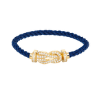 [LUXE JEWELRY]CHANCE LARGE 8 FIGURE BUCKLE FULLDIAMOND BRACELET GOLD
