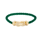 [LUXE JEWELRY]CHANCE LARGE 8 FIGURE BUCKLE FULLDIAMOND BRACELET GOLD