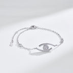 [LUXE JEWELRY]Lucky Eye Pave-Set Diamond Bracelet