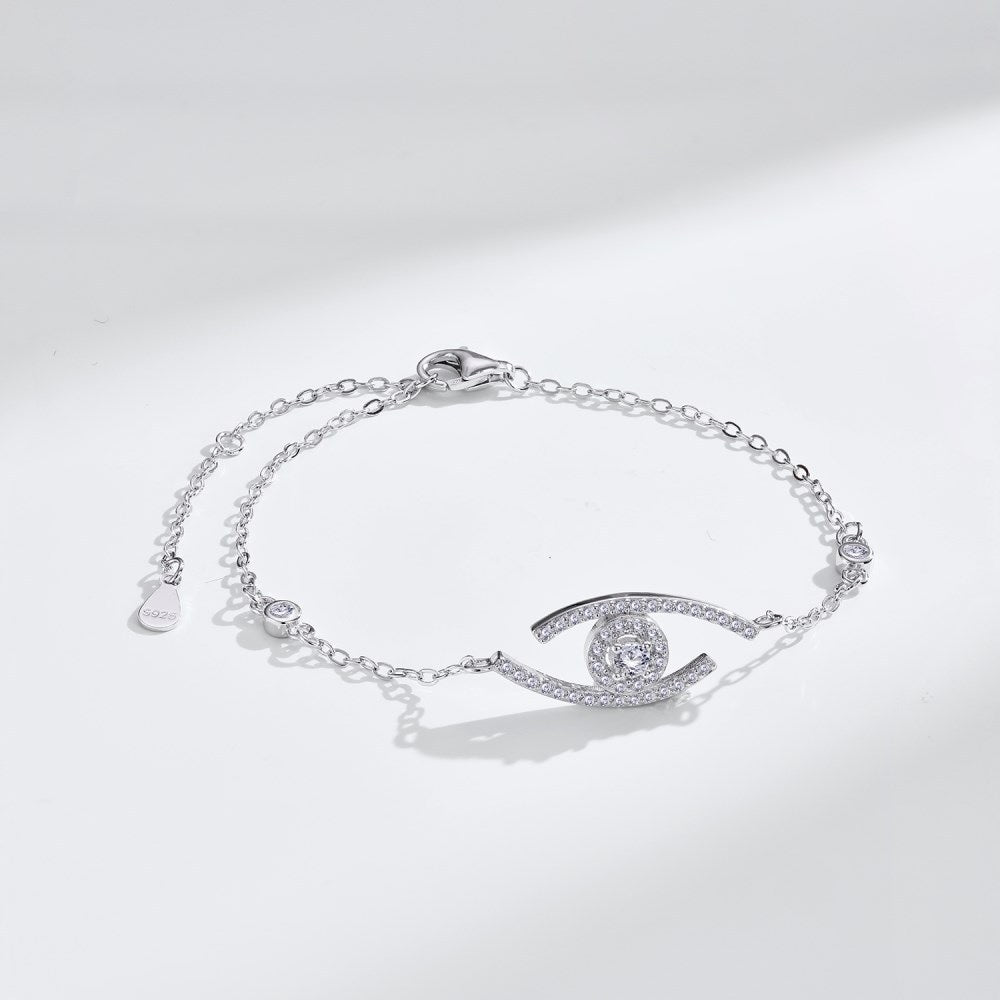 [LUXE JEWELRY]Lucky Eye Pave-Set Diamond Bracelet