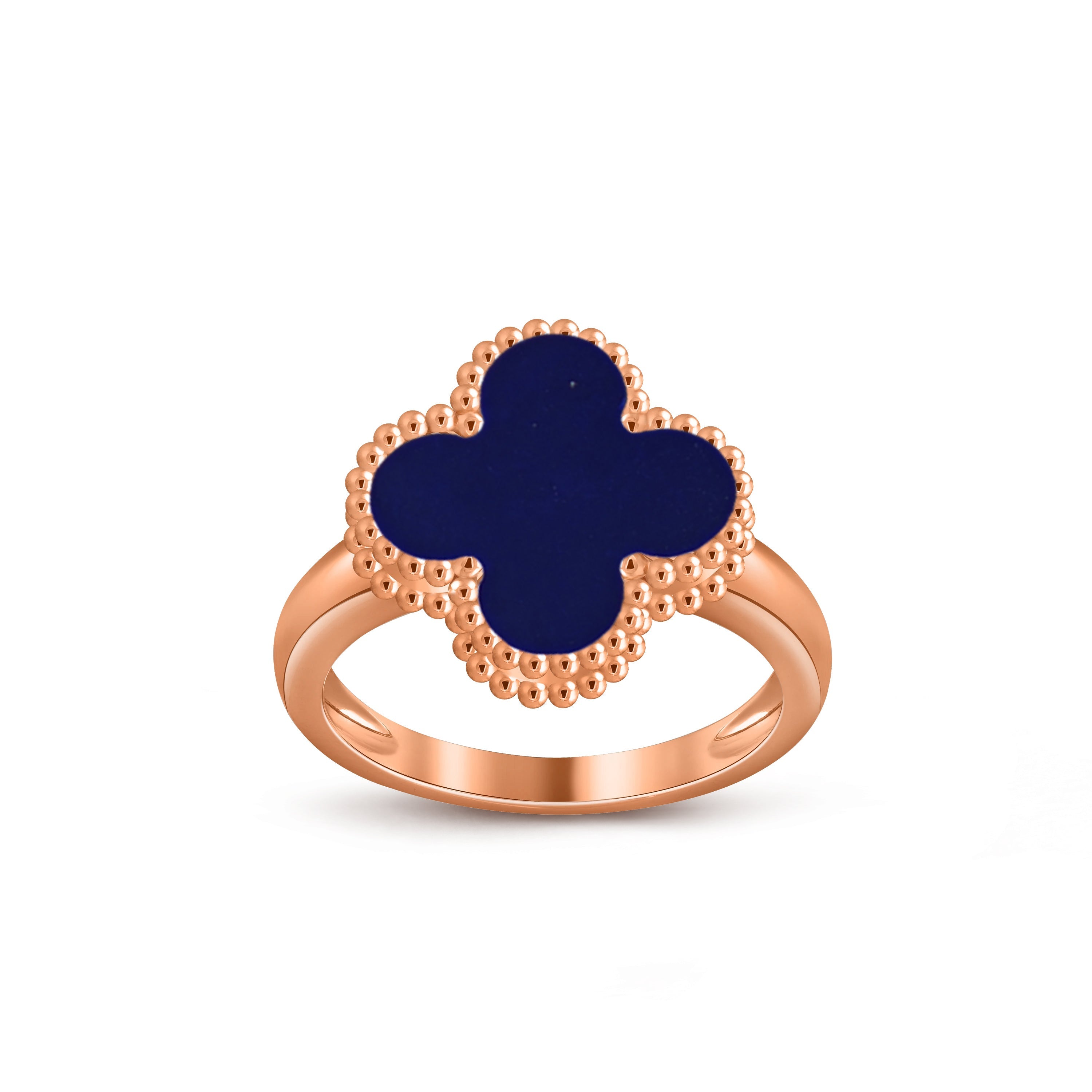 [LUXE JEWELRY]CLOVER RING ROSE GOLD COLLECTION