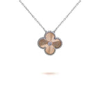 [LUXE JEWELRY]CLOVER 15MM NECKLACE SILVER COLLECTION
