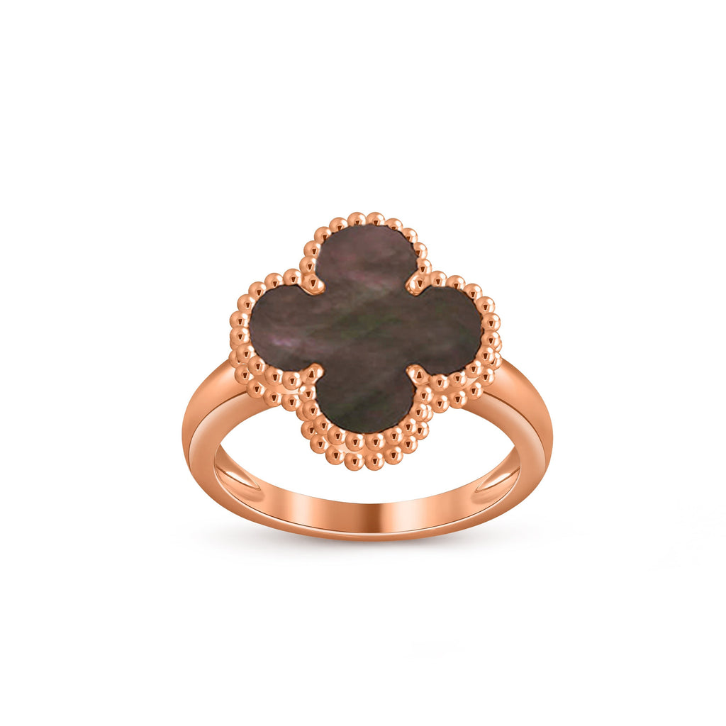 [LUXE JEWELRY]CLOVER RING ROSE GOLD COLLECTION