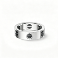 [LUXE JEWELRY] LOVE RING 5.5MM NO DIAMONDS  CERAMIC
