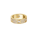 [LUXE JEWELRY] LOVE 5.5MM FULL-PAVE 6-DIAMOND RING