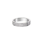 [LUXE JEWELRY] LOVE RING 4.0MM DIAMOND PAVED