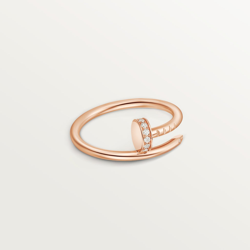 [LUXE JEWELRY] JUSTE 1.8MM HALF DIAMOND RING