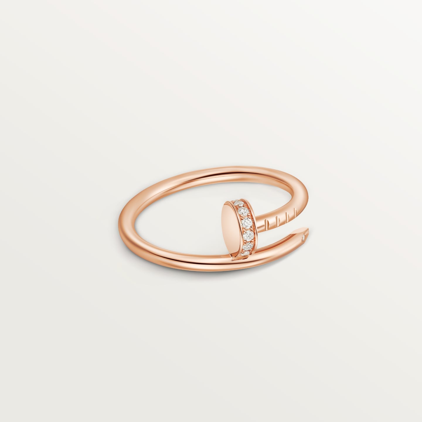 [LUXE JEWELRY] JUSTE 1.8MM HALF DIAMOND RING