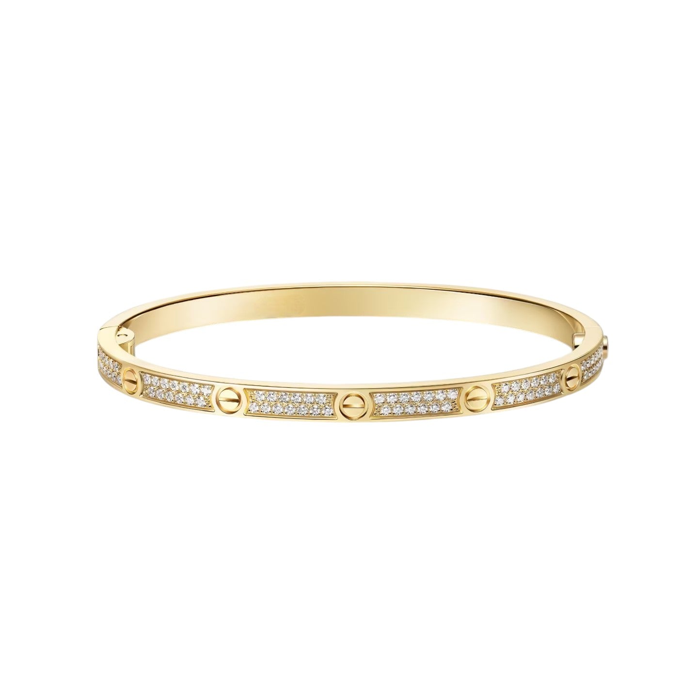 [LUXE JEWELRY] LOVE BRACELET 3.65MM DIAMOND-PAVED