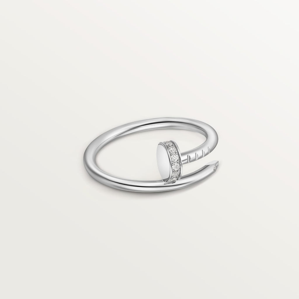 [LUXE JEWELRY] JUSTE 1.8MM HALF DIAMOND RING