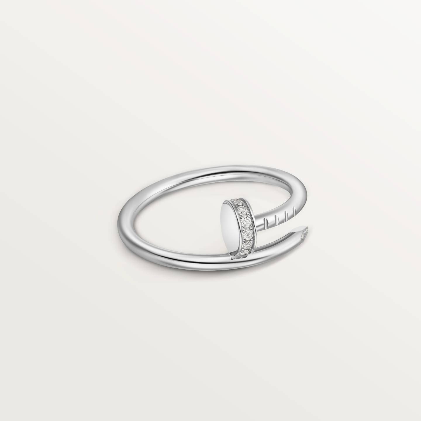 [LUXE JEWELRY] JUSTE 1.8MM HALF DIAMOND RING